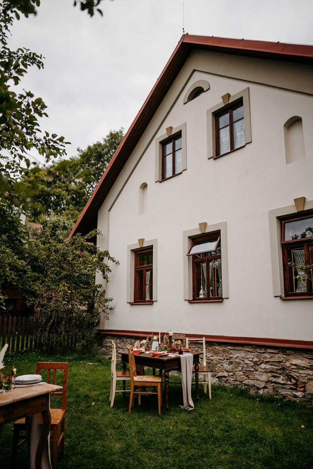 Restaurant A Penzion Na Cechach Hotel Korouhev Luaran gambar